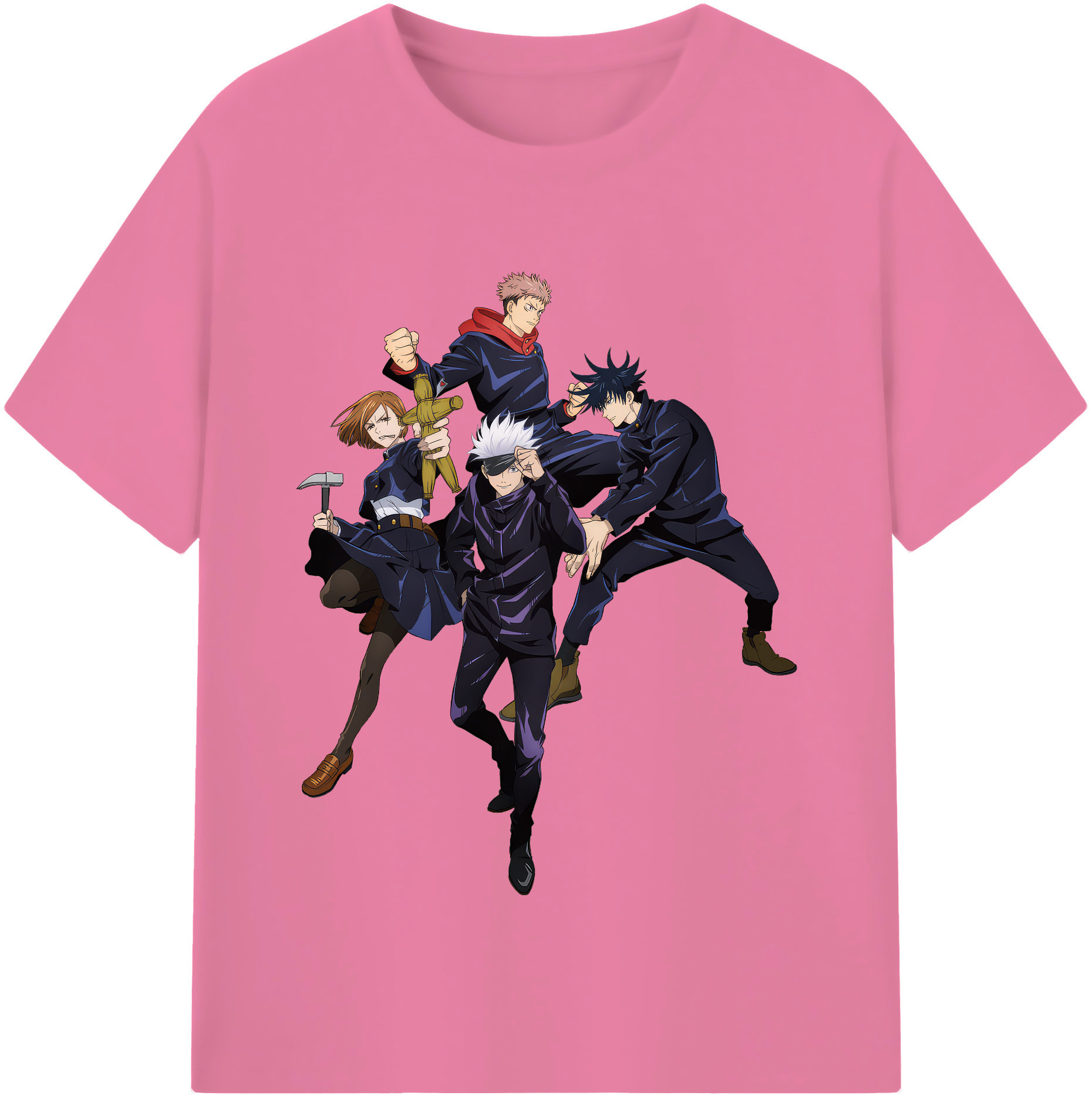 （画像用） 呪術廻戦 Jujutsu Kaisen 綿100％半袖Tシャツ（フロントプリント）